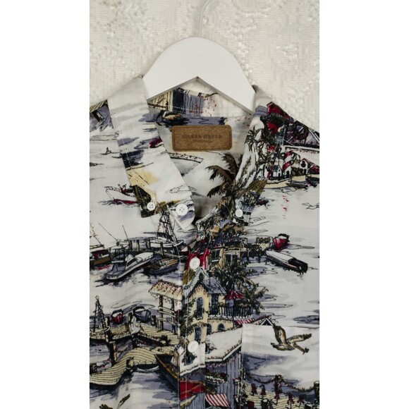 Hawaiian Santa Boats Christmas Shirt Clearwater Outfitters XL - Picture 2 of 16